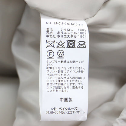 24秋冬 ボリューム スタンドカラー パデット ベスト / ECO CLOUD PADDED 中綿 バルーンシルエット