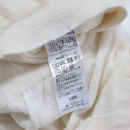 24春夏 カヤ ニットカーディガン / KAYA プルオーバー Vネック 長袖 ドロップショルダー ボタンダウン リネン