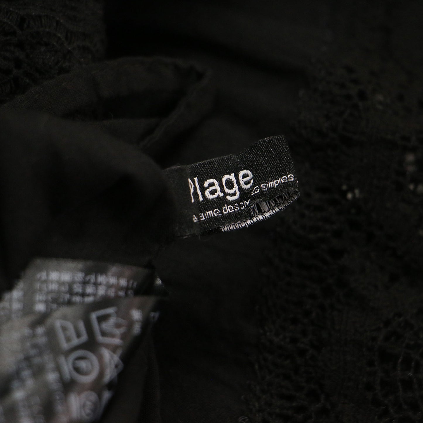 22秋冬 アンティークライクレーススカート / Antique like lace ティアードAライン フレア ウエストゴム コットン ウォッシャブル