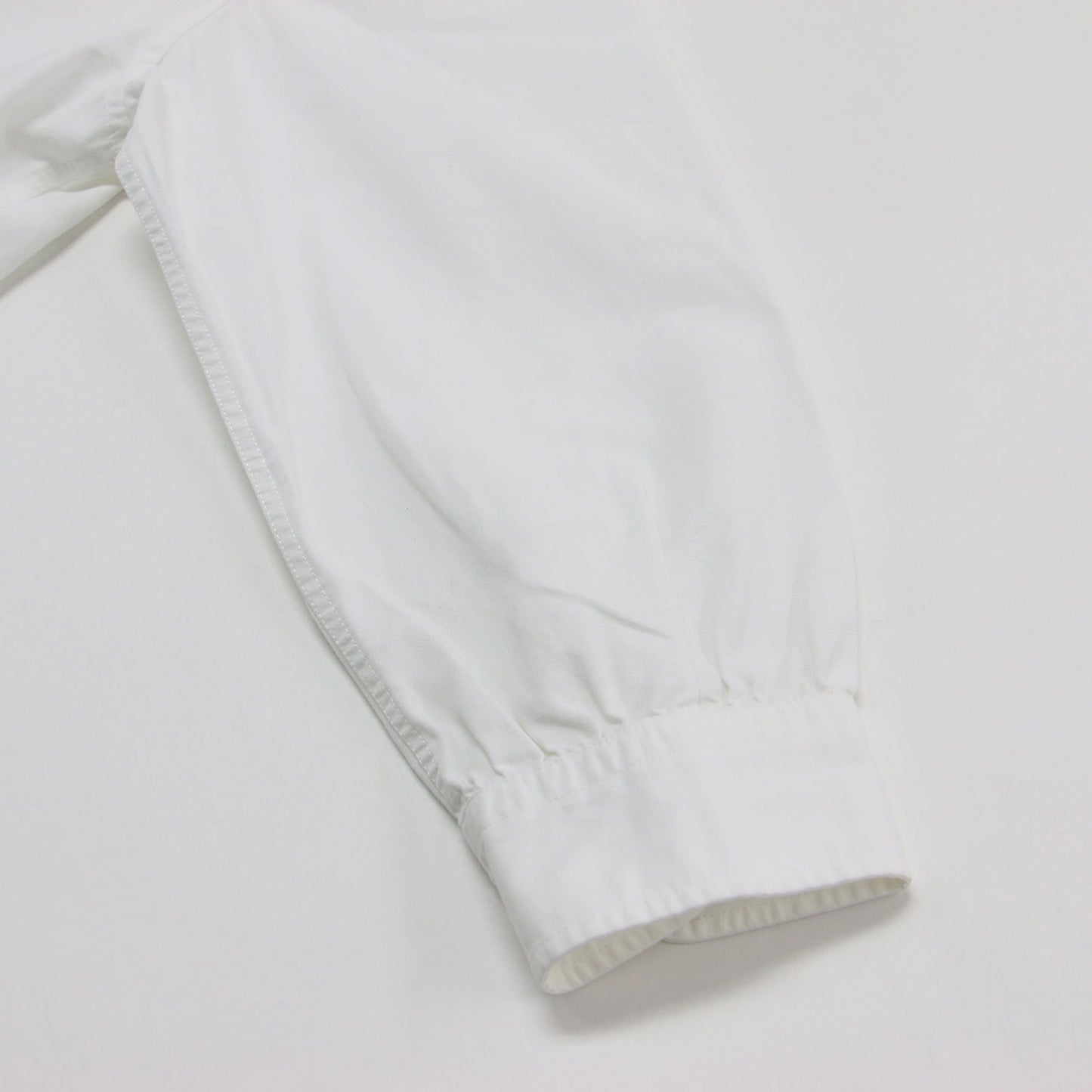 ハーフボタンシャツ / プルオーバー 七分袖 ワイド コットン 厚手