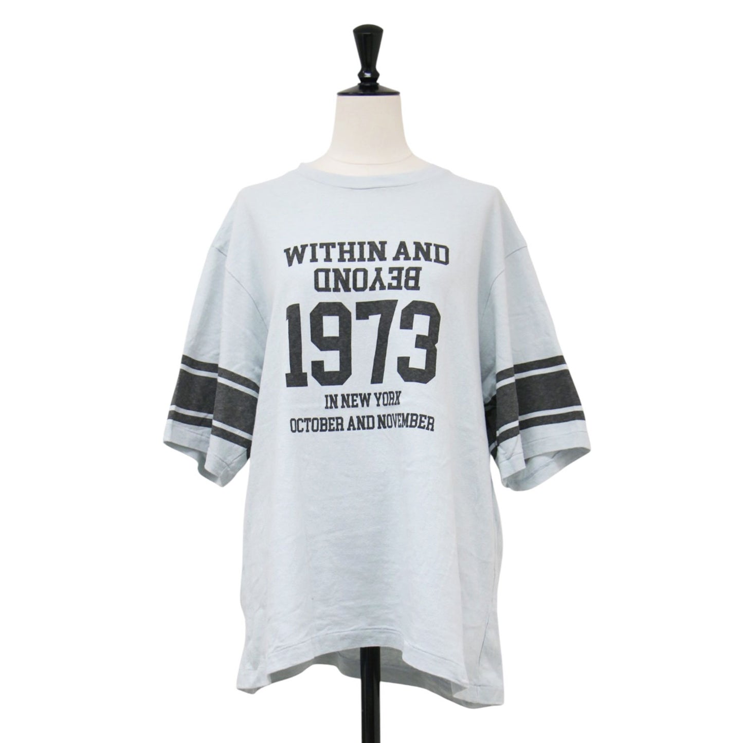 × Plage 別注 ロゴ プリント Tシャツ / カットソー 半袖 クルーネック ワイド コットン