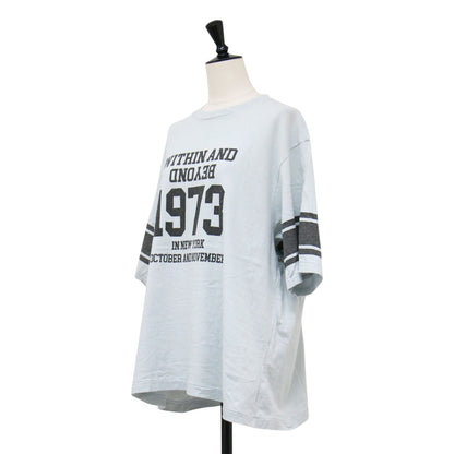 × Plage 別注 ロゴ プリント Tシャツ / カットソー 半袖 クルーネック ワイド コットン