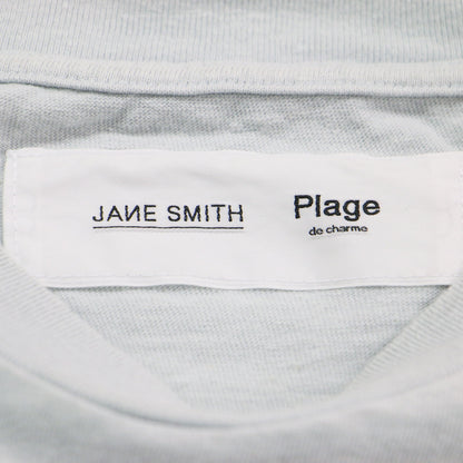 × Plage 別注 ロゴ プリント Tシャツ / カットソー 半袖 クルーネック ワイド コットン