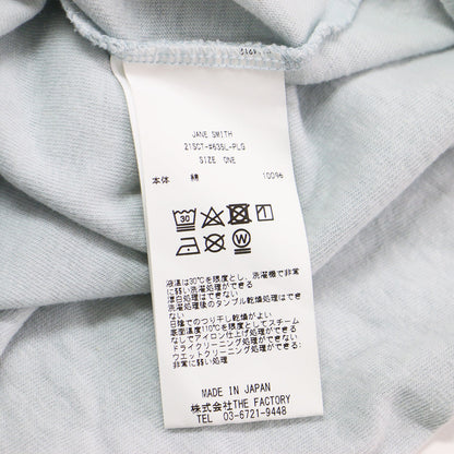 × Plage 別注 ロゴ プリント Tシャツ / カットソー 半袖 クルーネック ワイド コットン