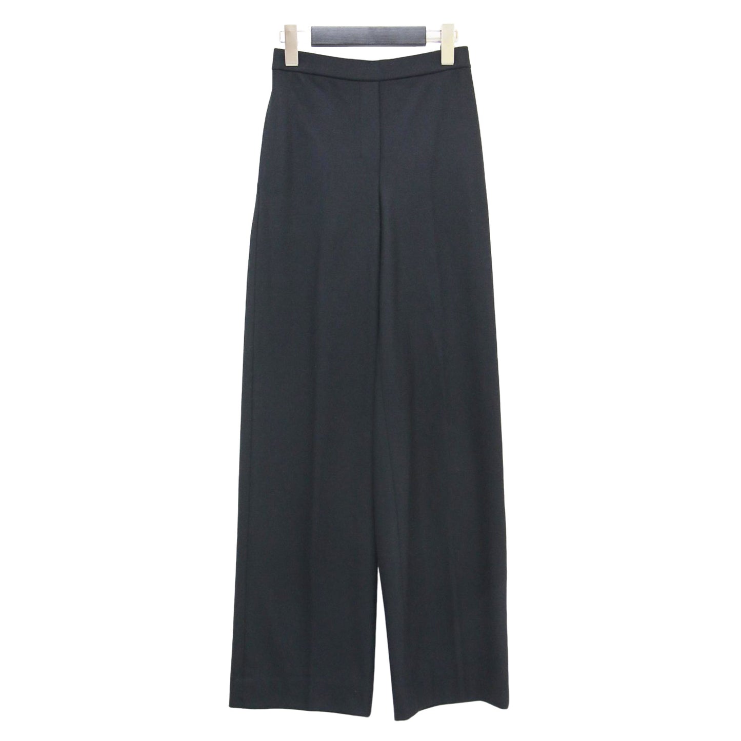 24秋冬 ウール ワイドパンツ / Neo Smooth Jersey Wide Pull On FL センタープレス ウエストゴム ストレート