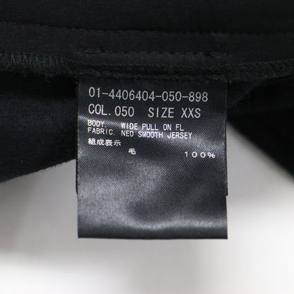 24秋冬 ウール ワイドパンツ / Neo Smooth Jersey Wide Pull On FL センタープレス ウエストゴム ストレート