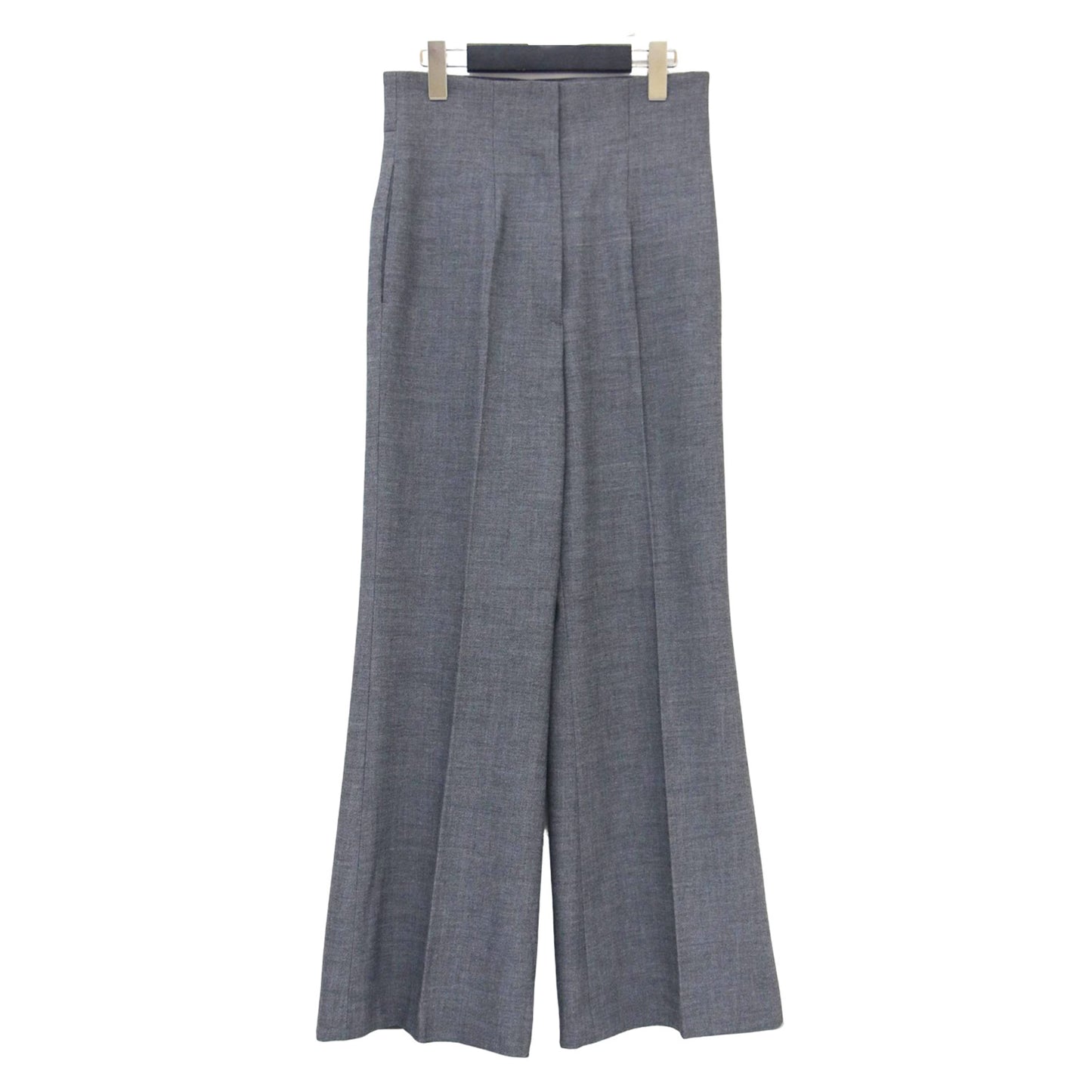 25春夏 ハイウエスト フレア パンツ / ワイドパンツ フレア センタープレス ストレッチ