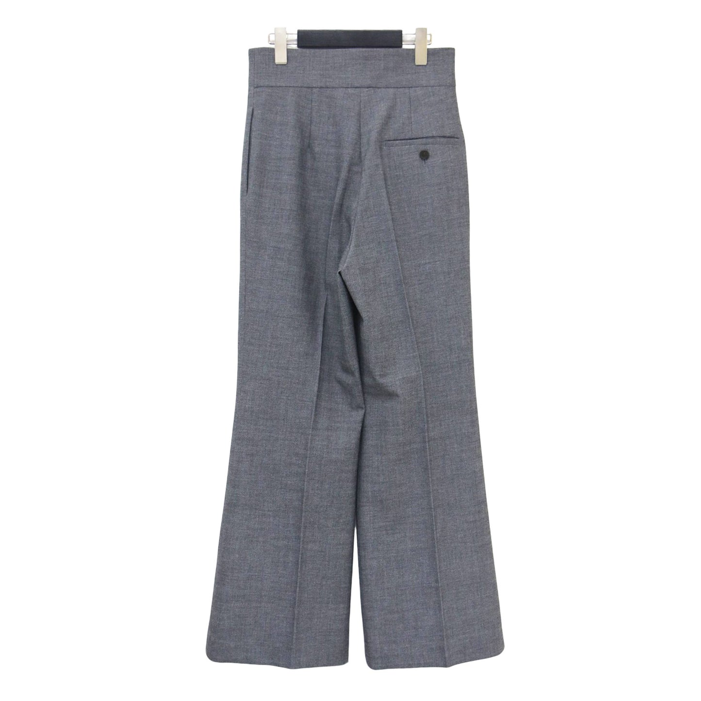 25春夏 ハイウエスト フレア パンツ / ワイドパンツ フレア センタープレス ストレッチ