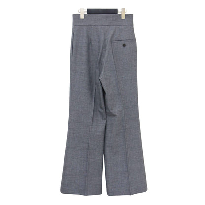 25春夏 ハイウエスト フレア パンツ / ワイドパンツ フレア センタープレス ストレッチ