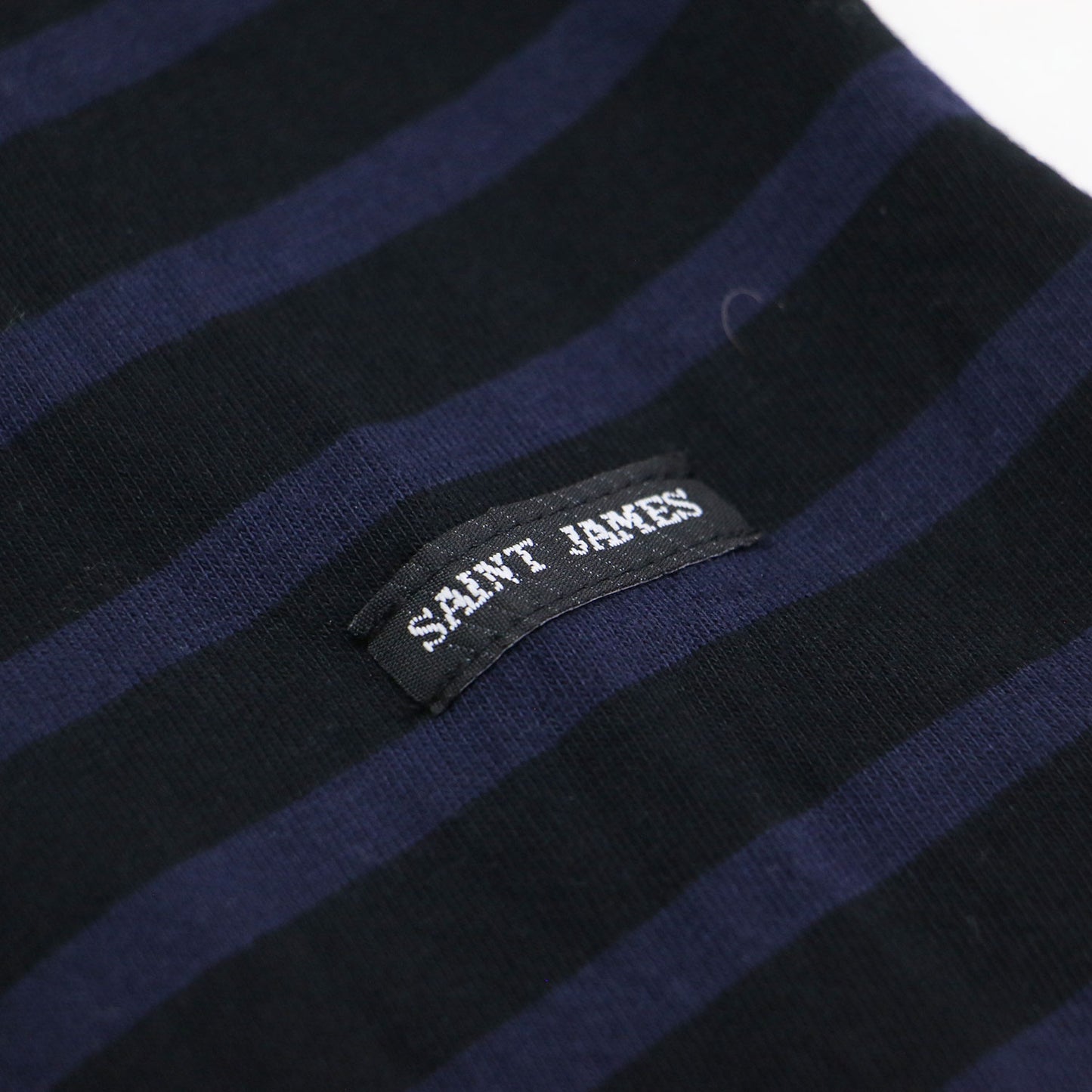 ボーダー 半袖 Tシャツ / カットソー ボートネック ワイド コットン