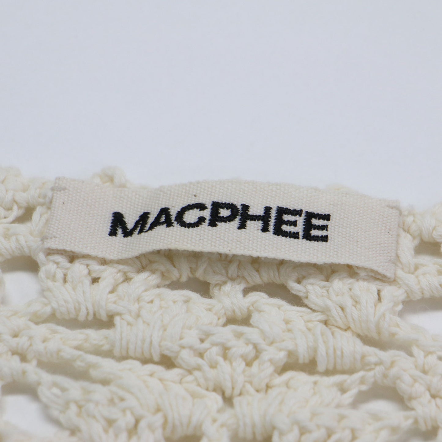 24春夏 モチーフクロシェット ハーフスリーブ カーディガン / コンパクト コットンリネン