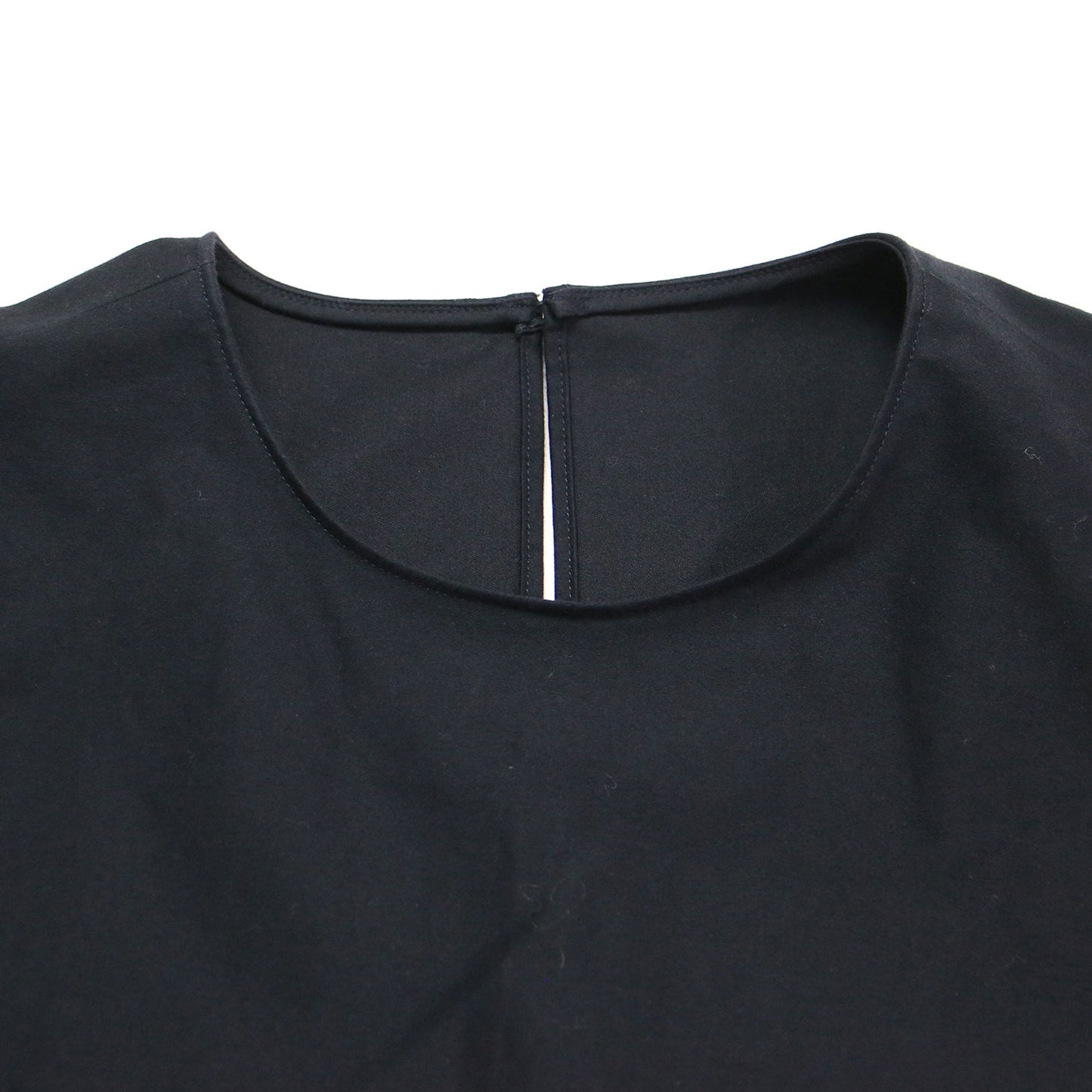 24春夏 ルミエールモールスキン ラッフルチュチュ / ブラウス 7分袖 ギャザー ペプラム コットン