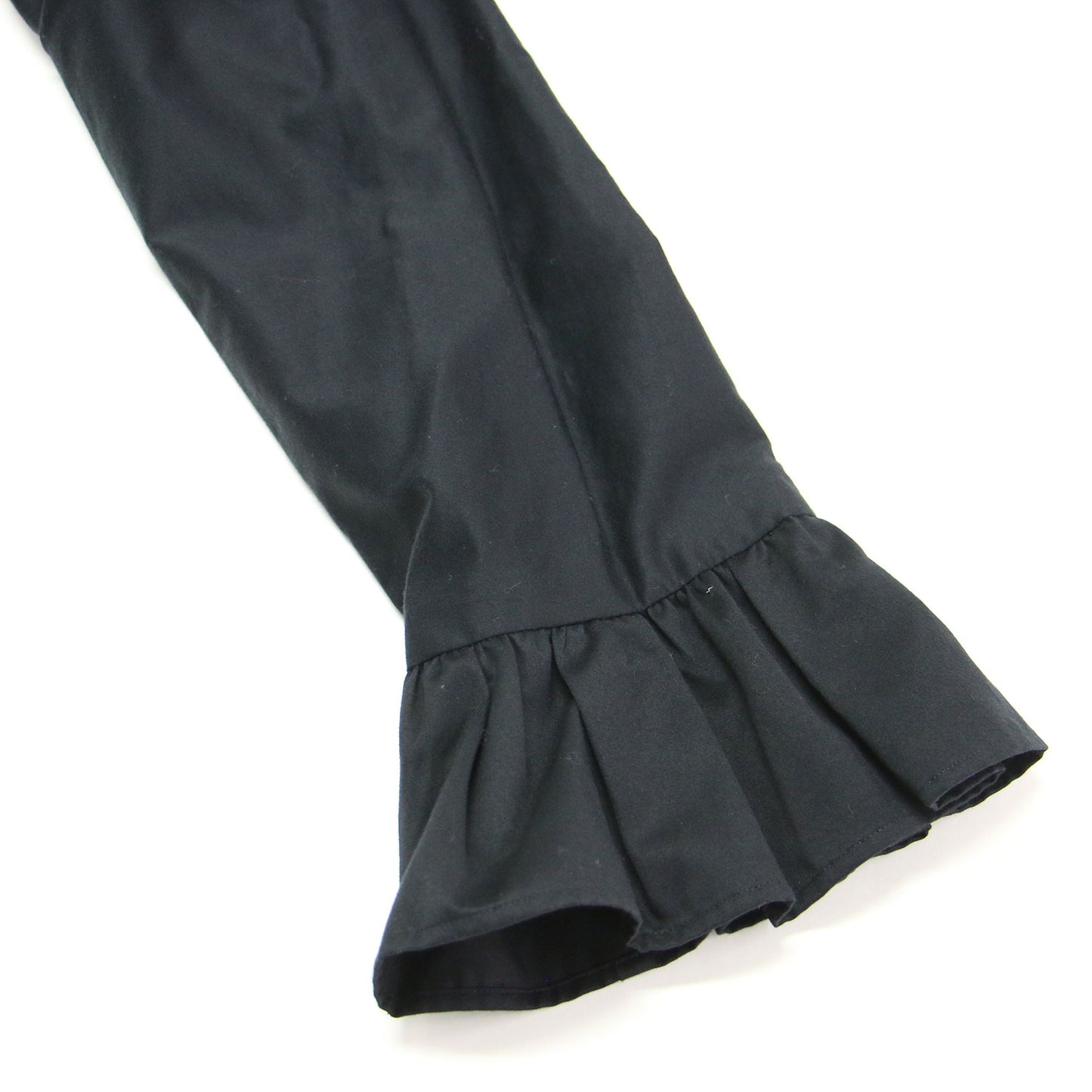 24春夏 ルミエールモールスキン ラッフルチュチュ / ブラウス 7分袖 ギャザー ペプラム コットン