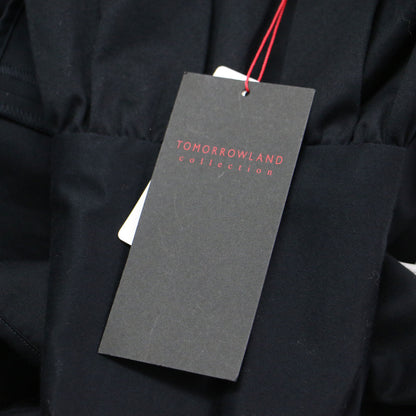 24春夏 ルミエールモールスキン ラッフルチュチュ / ブラウス 7分袖 ギャザー ペプラム コットン