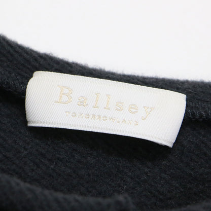 23秋冬 ブラッシュドライニング ショート カーディガン / プルオーバー コンパクト丈 クルーネック ボクシー メタルボタン 裏起毛 ジャージー