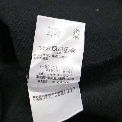 23秋冬 ブラッシュドライニング ショート カーディガン / プルオーバー コンパクト丈 クルーネック ボクシー メタルボタン 裏起毛 ジャージー