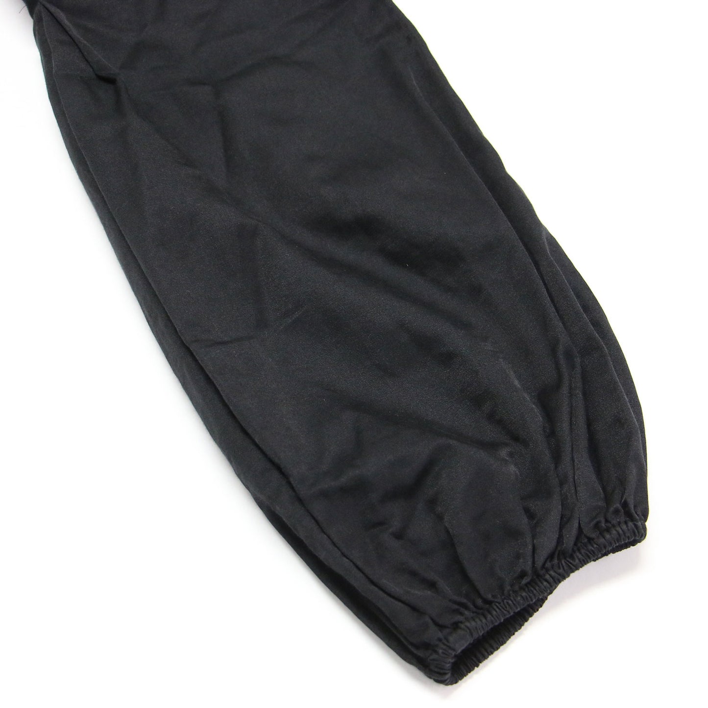 23秋冬 バイワード ギャザースリーブ サテン ティアード ドレス / BYWARD DRESS ワンピース 長袖 膝丈 フレア 日本限定