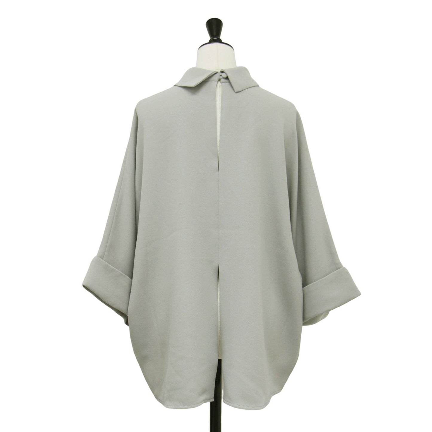 24秋冬 タートルネック ワイド ブラウス / BAILEE BLOUSE プルオーバー 7分袖 スリット 2WAY ドルマン