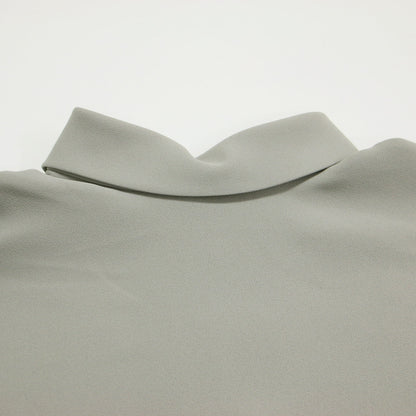 24秋冬 タートルネック ワイド ブラウス / BAILEE BLOUSE プルオーバー 7分袖 スリット 2WAY ドルマン