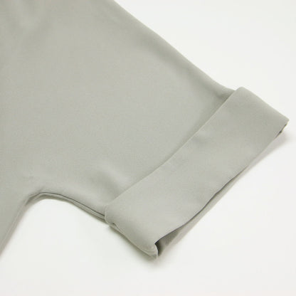 24秋冬 タートルネック ワイド ブラウス / BAILEE BLOUSE プルオーバー 7分袖 スリット 2WAY ドルマン