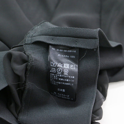 24春夏 シアー クルーネック プルオーバー / Sheer Blouse ブラウス 長袖 ドロップショルダー ワイド リブ