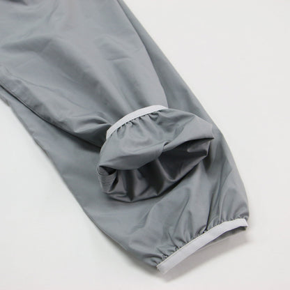 25春夏 アスレティックス パッカブルジャケット / Athletics ブルゾン 長袖 ドロップショルダー スタンドカラー 撥水 ポケッタブル オーバーサイズ ナイロン