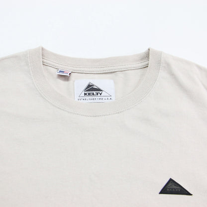 × NANO universe 24春夏 USAコットン 天竺Tシャツ / ロンT クルーネック オーバーサイズ ドロップショルダー ロゴ コットン ストレッチ