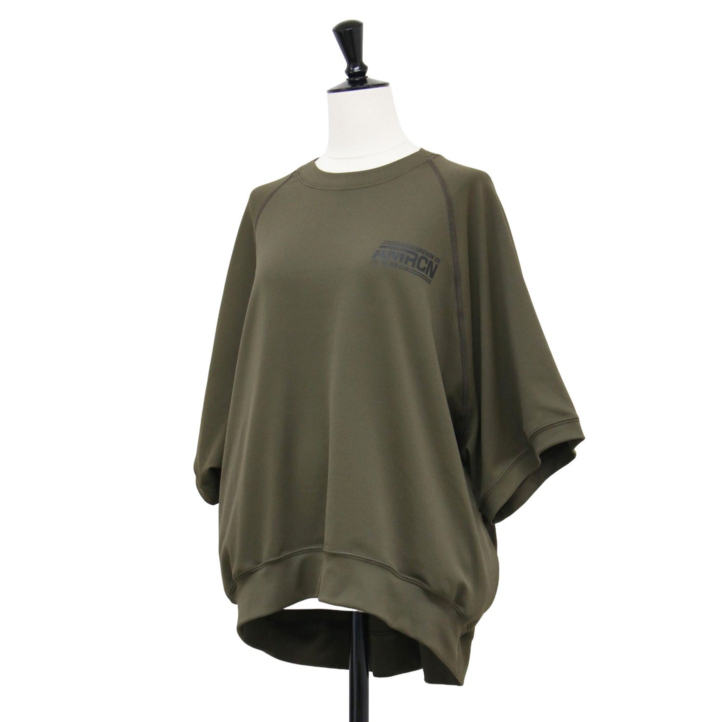 × AMERICANA 25春夏 クール リラックス Tシャツ / Cool Relax Tee プルオーバー 5分袖 ラグラン クルーネック ロゴ ワイド 接触冷感