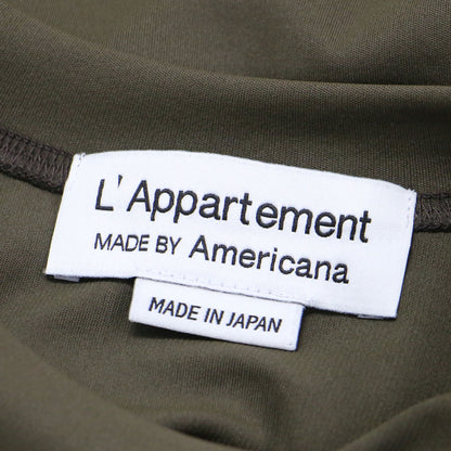 × AMERICANA 25春夏 クール リラックス Tシャツ / Cool Relax Tee プルオーバー 5分袖 ラグラン クルーネック ロゴ ワイド 接触冷感