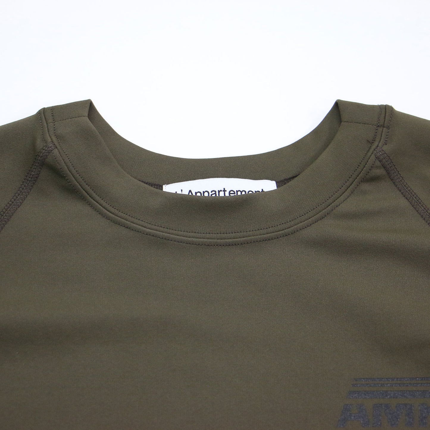 × AMERICANA 25春夏 クール リラックス Tシャツ / Cool Relax Tee プルオーバー 5分袖 ラグラン クルーネック ロゴ ワイド 接触冷感