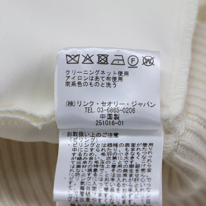 24秋冬 ボンバー フェルト 切替 ニット ブルゾン / Chelsea Satin Combo Kensie ジャケット 長袖 ギャザー ドロップショルダー ウール カシミヤ