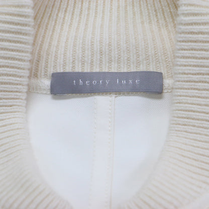 24秋冬 ボンバー フェルト 切替 ニット ブルゾン / Chelsea Satin Combo Kensie ジャケット 長袖 ギャザー ドロップショルダー ウール カシミヤ