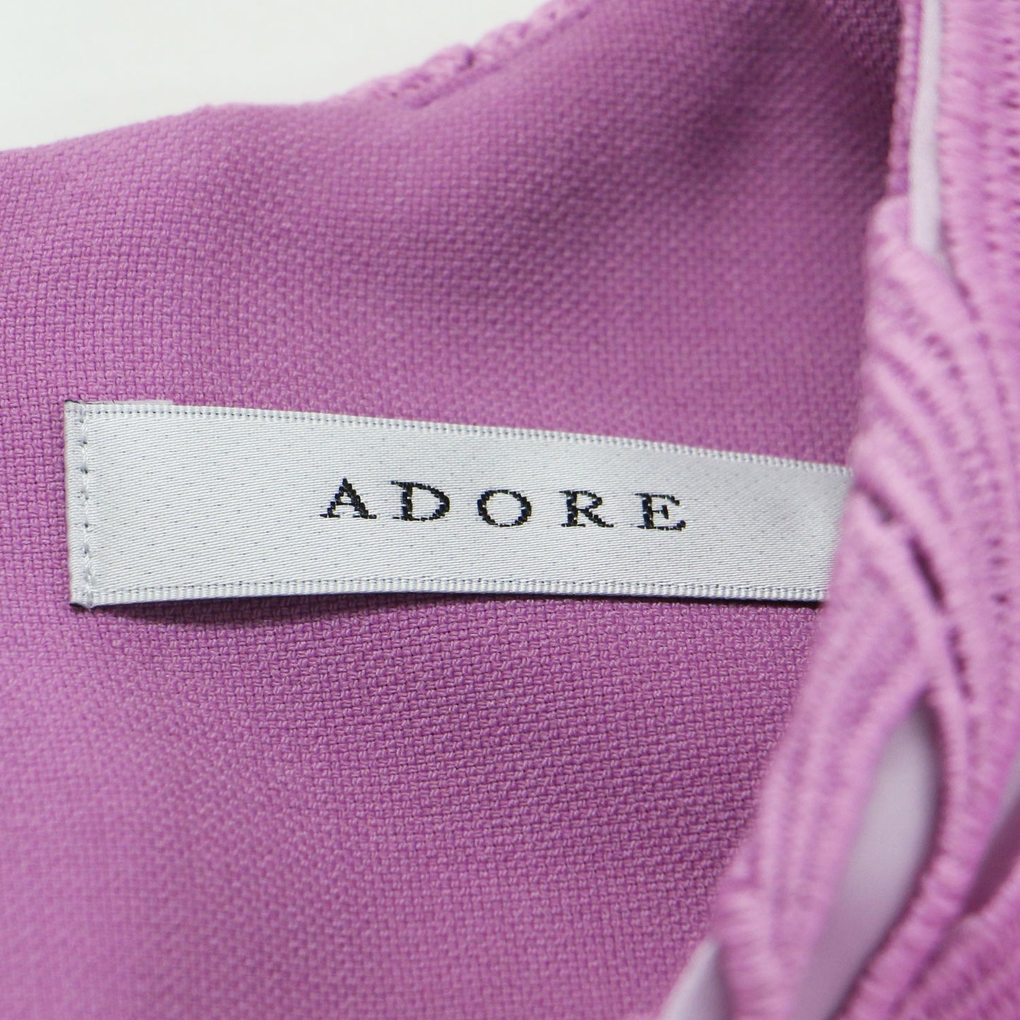 22秋冬 モダンリーフレース Aライン ワンピース / ロングワンピース Vネック ノースリーブ