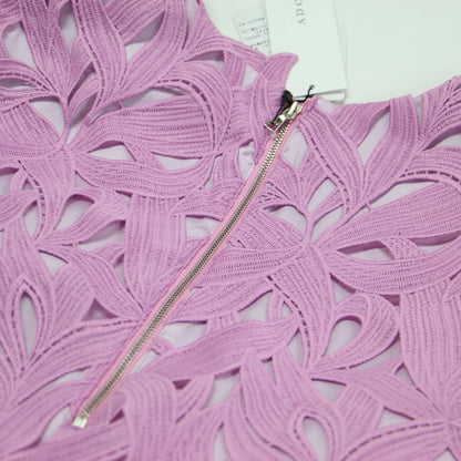 22秋冬 モダンリーフレース Aライン ワンピース / ロングワンピース Vネック ノースリーブ