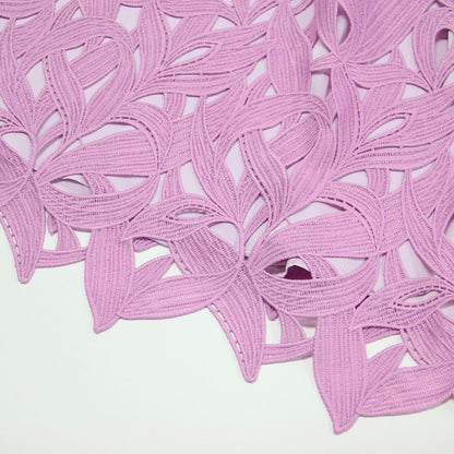 22秋冬 モダンリーフレース Aライン ワンピース / ロングワンピース Vネック ノースリーブ