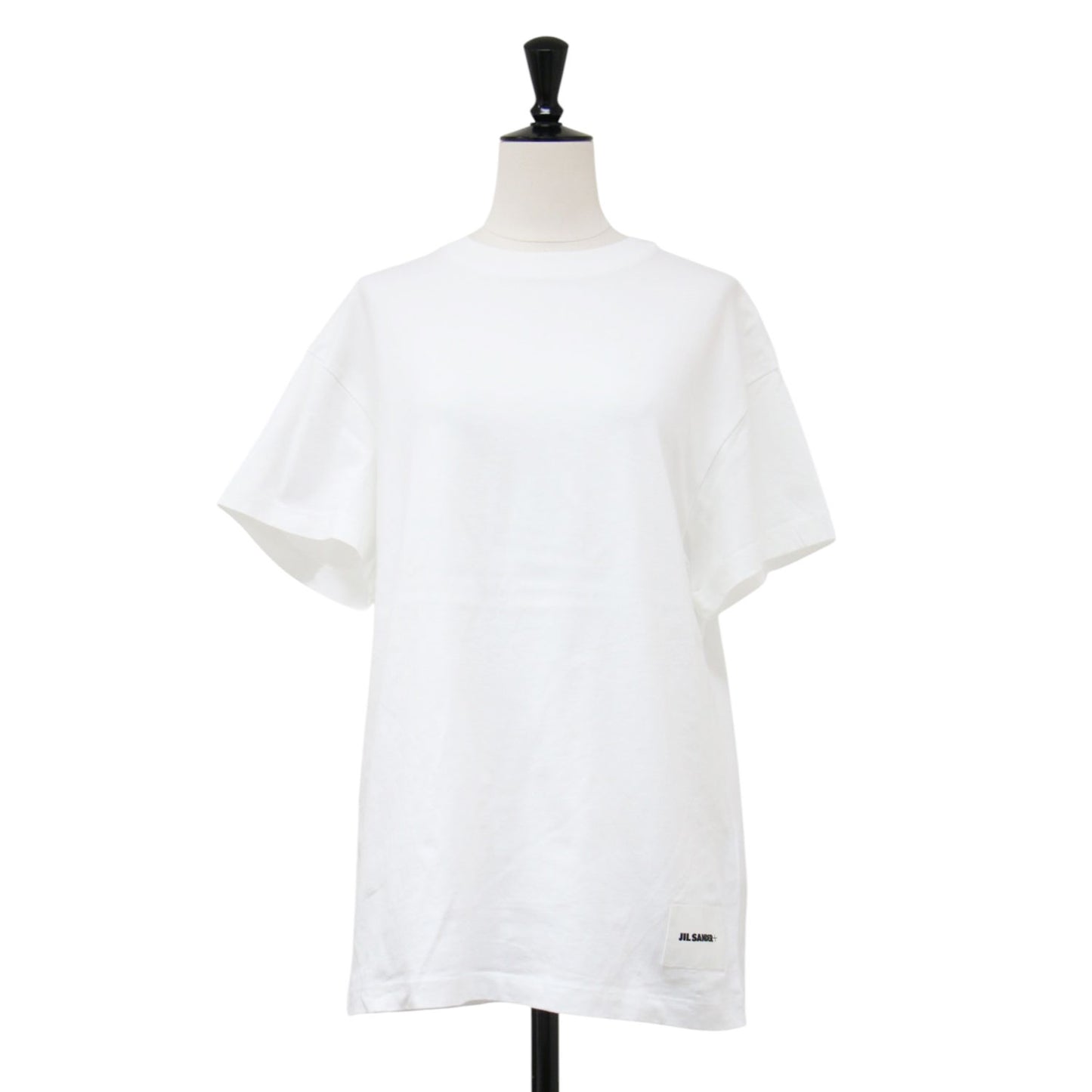コットン オーバーTシャツ / カットソー 半袖 クルーネック ワイド