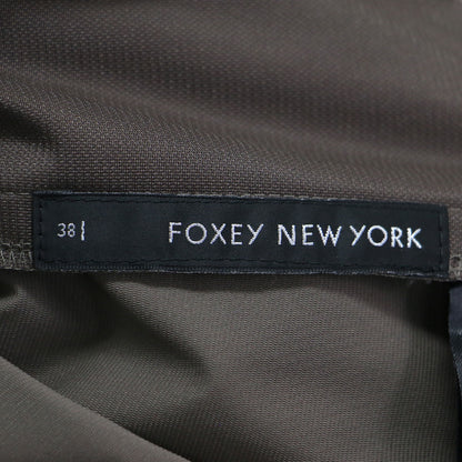 ノースリーブ タック フレア ワンピース / ミディワンピース ナイロン