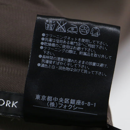 ノースリーブ タック フレア ワンピース / ミディワンピース ナイロン