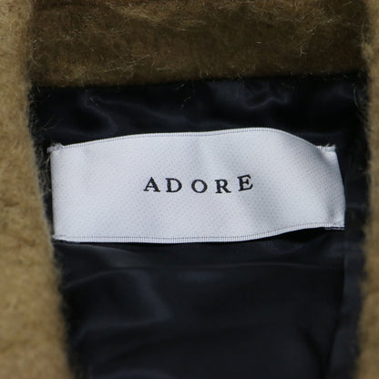 24秋冬 シャギー モヘヤ ロングコート / チェスターコート 長袖 ロング丈 テーラード タック