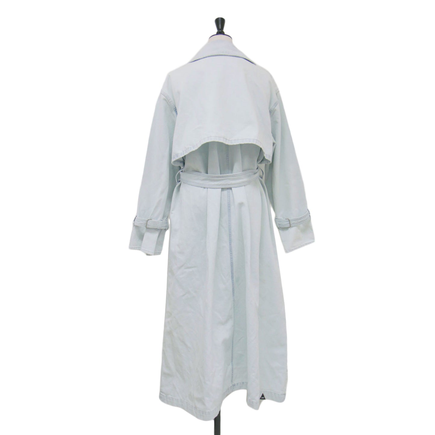 25春夏 ハイブリーチ トレンチコート / HI BREACH TRENCH COAT ロング デニム コート ベルト シザー ロゴ ボタン コットン