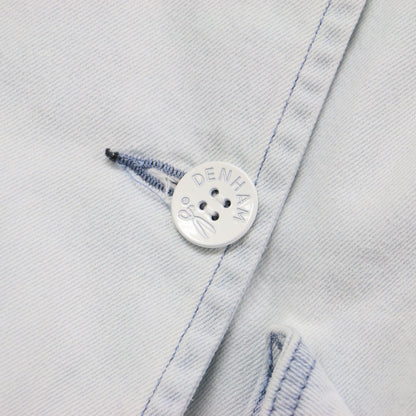 25春夏 ハイブリーチ トレンチコート / HI BREACH TRENCH COAT ロング デニム コート ベルト シザー ロゴ ボタン コットン