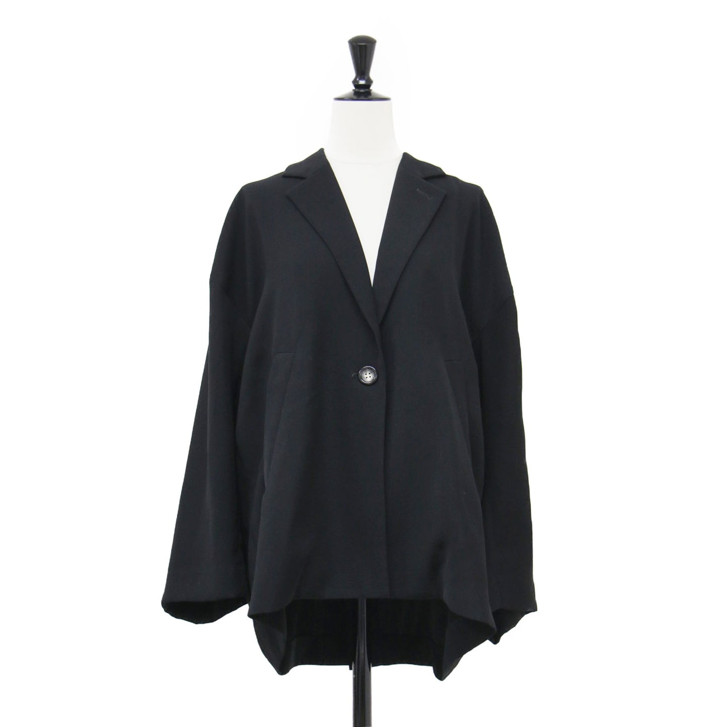 24春夏 シックン ボックス ジャケット / THICKEN BOX JACKET ワイド ドロップショルダー 長袖 ロングベンツ ストレッチ ウォッシャブル