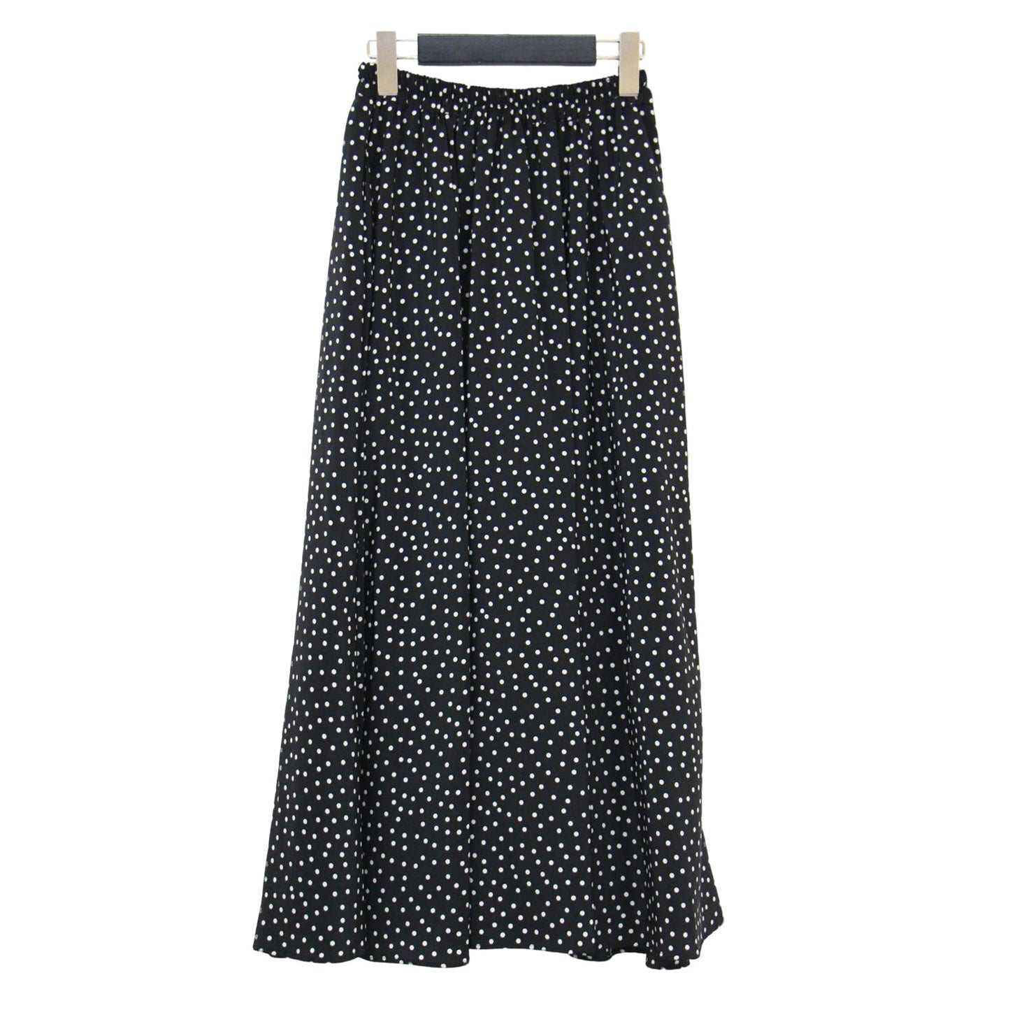 22秋冬 カーニバル ポルカドット フレアスカート / polka dot flared skirt Carnival ウエストゴム ロング丈 タック