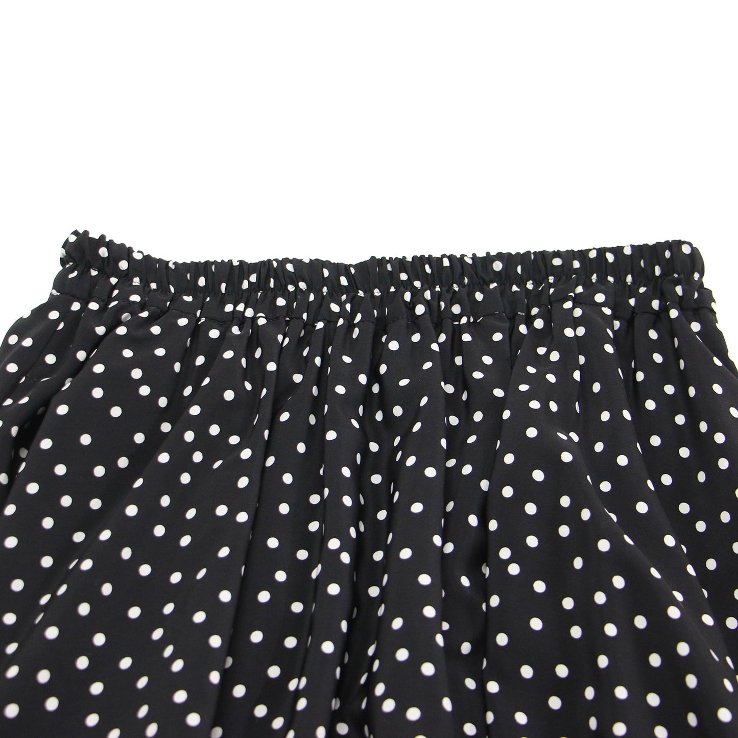 22秋冬 カーニバル ポルカドット フレアスカート / polka dot flared skirt Carnival ウエストゴム ロング丈 タック