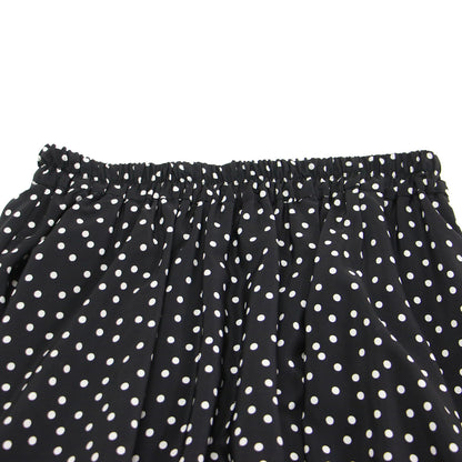 22秋冬 カーニバル ポルカドット フレアスカート / polka dot flared skirt Carnival ウエストゴム ロング丈 タック
