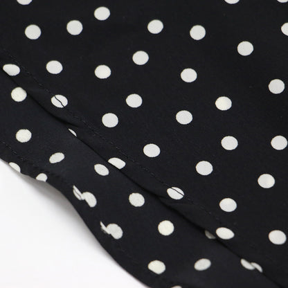 22秋冬 カーニバル ポルカドット フレアスカート / polka dot flared skirt Carnival ウエストゴム ロング丈 タック