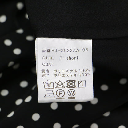 22秋冬 カーニバル ポルカドット フレアスカート / polka dot flared skirt Carnival ウエストゴム ロング丈 タック