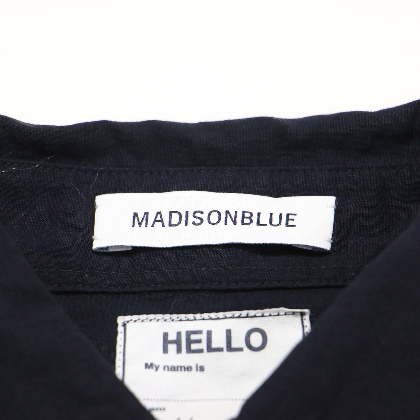× martinique 別注 25春夏 コットンボイル ミリタリーシャツ / HAMPTON SHIRT COTTON VOILE 長袖 ボックスシルエット ラウンドヘム 刺繍 コットン