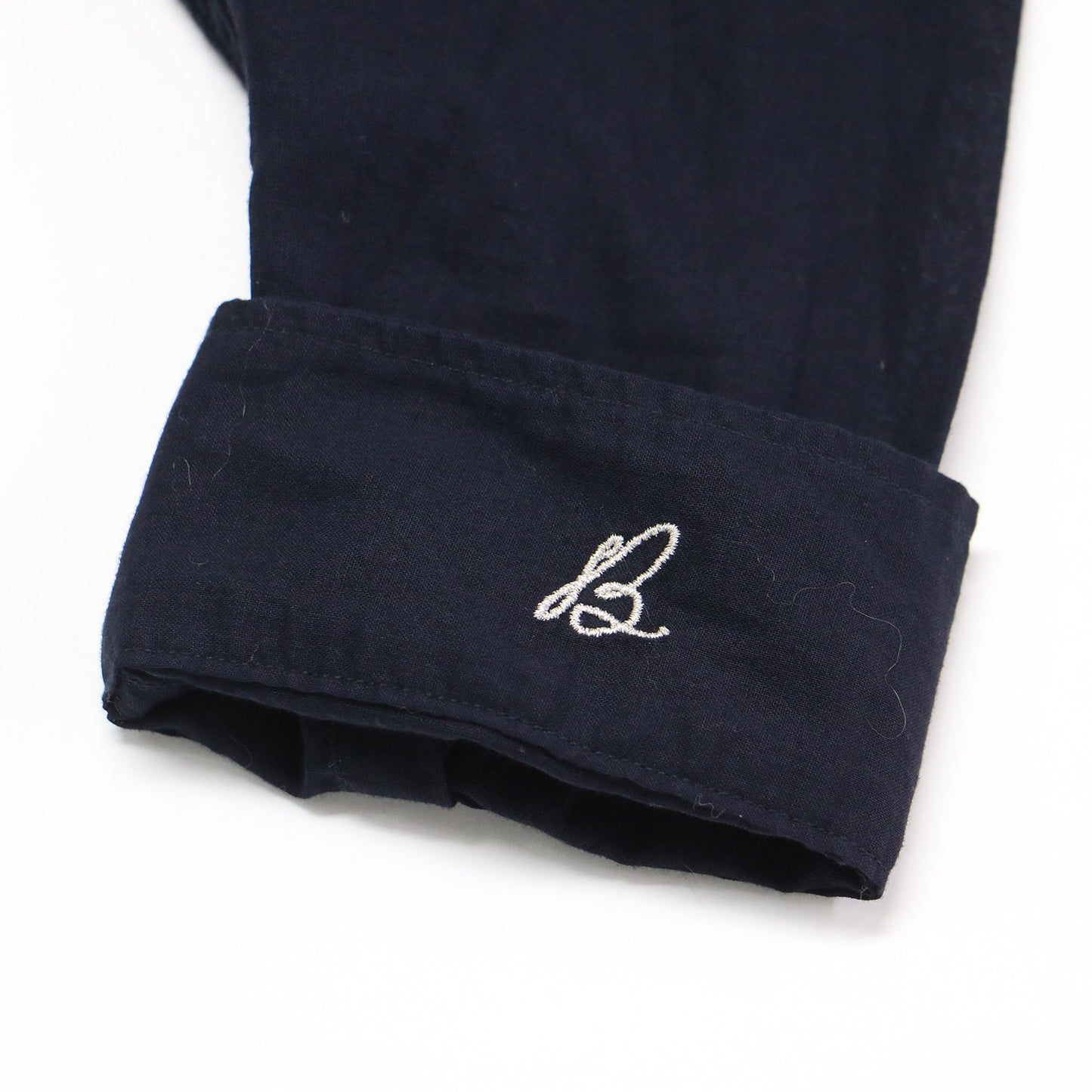 × martinique 別注 25春夏 コットンボイル ミリタリーシャツ / HAMPTON SHIRT COTTON VOILE 長袖 ボックスシルエット ラウンドヘム 刺繍 コットン