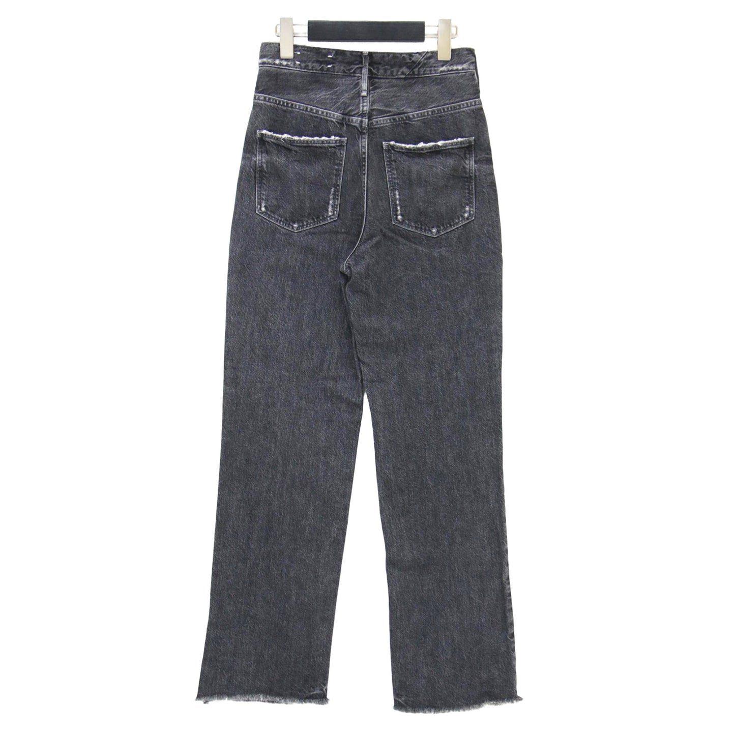 × Marisol 別注 24秋冬 ザ カズン ダメージ加工 デニムパンツ / THE COUSIN ハイウエスト ストレート 5ポケット カットオフ ユーズドライク コットン